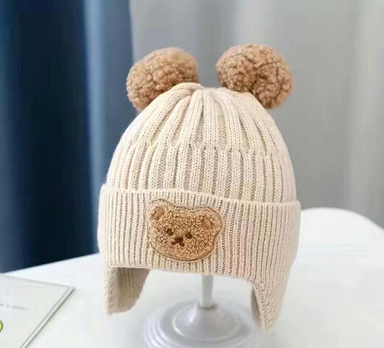 Bear wool hat