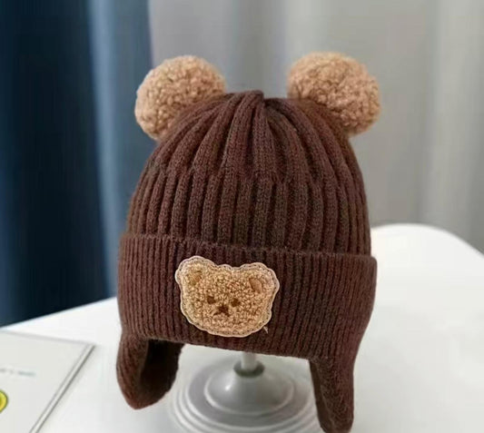 Bear wool hat